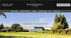 Desktop Screenshot of honormansion.com